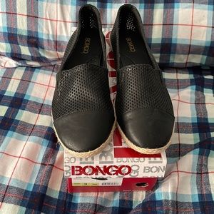 NIB Bongo Women's Howie Black espadrille slide on